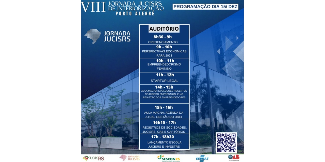 Evento sobre empreendedorismo, novas tecnologias e desburocratização nos processos de abertura de empresas acontece em Porto Alegre 